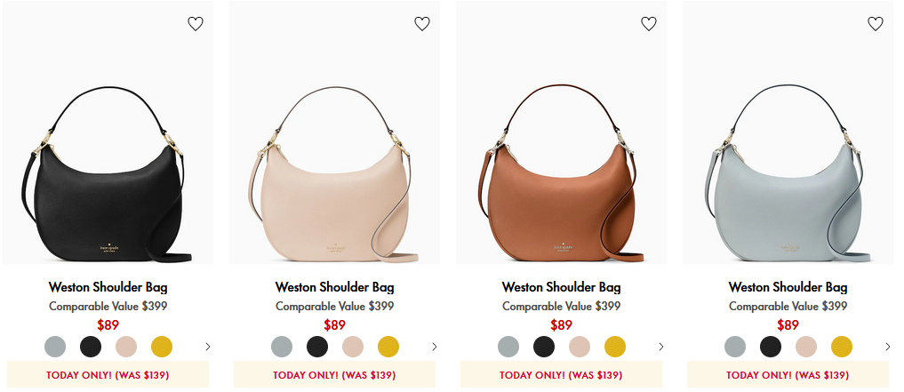 Kate Spade Weston Shoulder Bag just $89 Shipped (Reg. $399) – Today Only! |  Living Rich With Coupons®