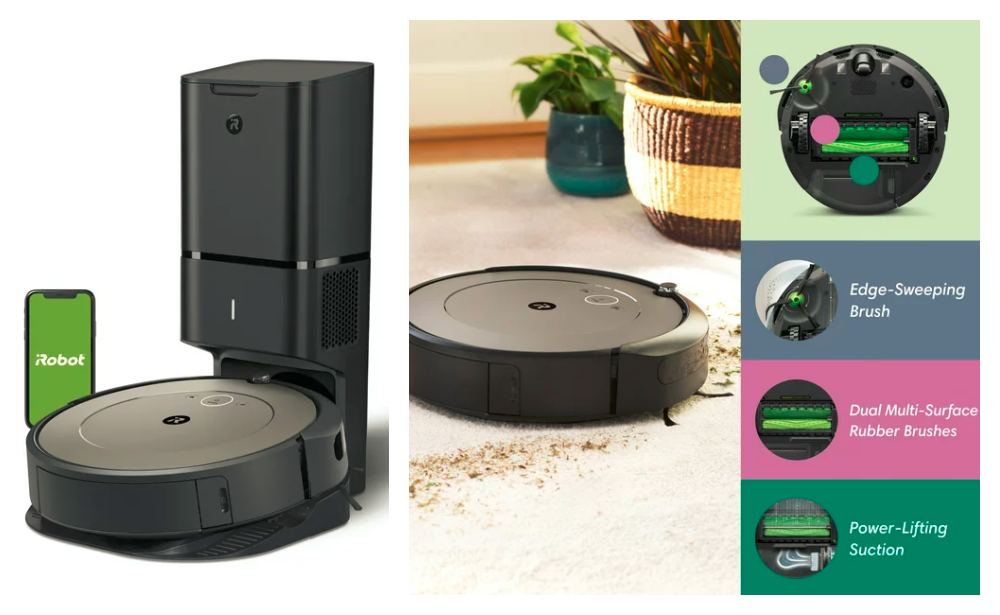 iRobot® Roomba® i1+ (1552) Wi-Fi Connected Self-Emptying Robot Vacuum just  $288 (reg. $529.99), Walmart Black Friday