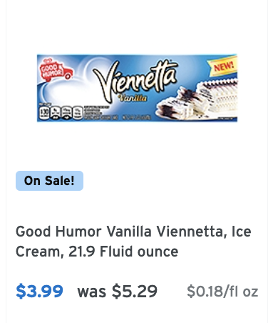 Up to 5 FREE Good Humor Viennetta Ice Cream Cake at ShopRite! | Just Use  Your Phone | Living Rich With Coupons®