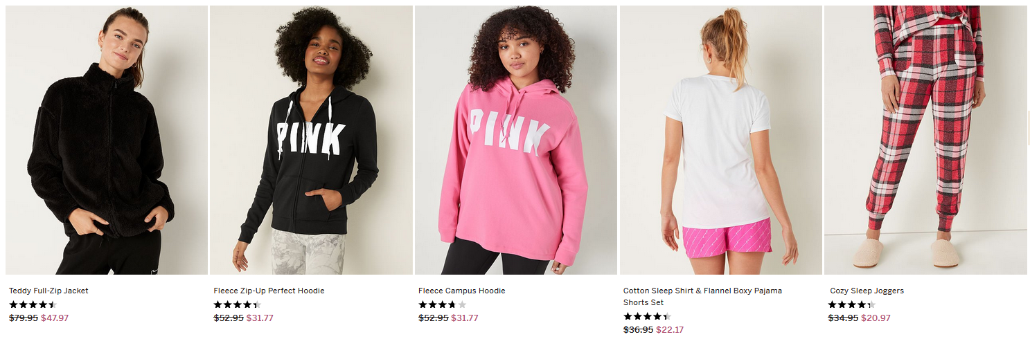 Victoria's Secret's entire website is 40% off right now