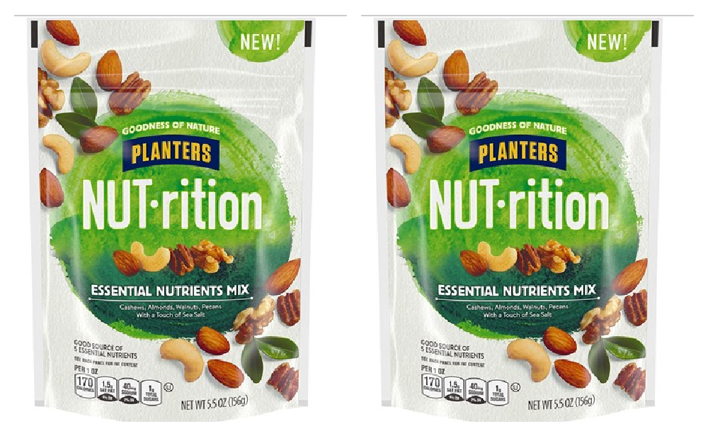 PLANTERS® NUT-RITION® Snack Nut Mix Essential Nutrients 5.5 oz bag