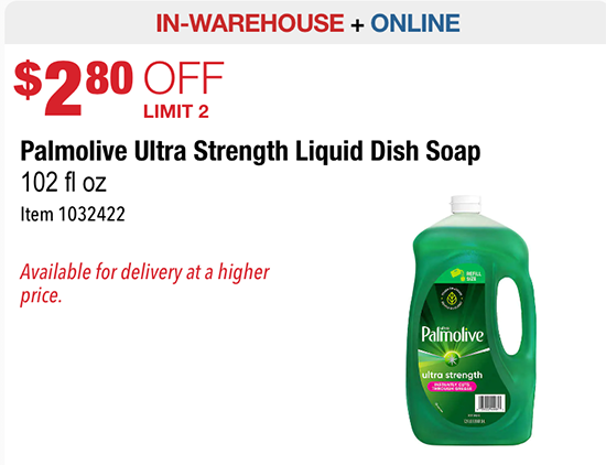 Palmolive Ultra Strength Liquid Dish Soap, 102 fl oz