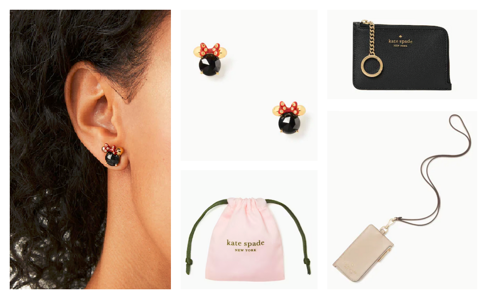 Extra 20% off Select Sale at Kate Spade | Disney X Kate Spade New York  Minnie Studs $24 (was $59) + Free Shipping! | Living Rich With Coupons®