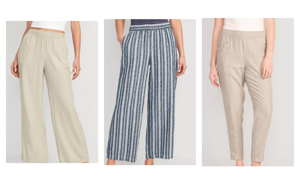 Today Only at Old Navy: Women’s Linen Pants just $12 | Living Rich With ...