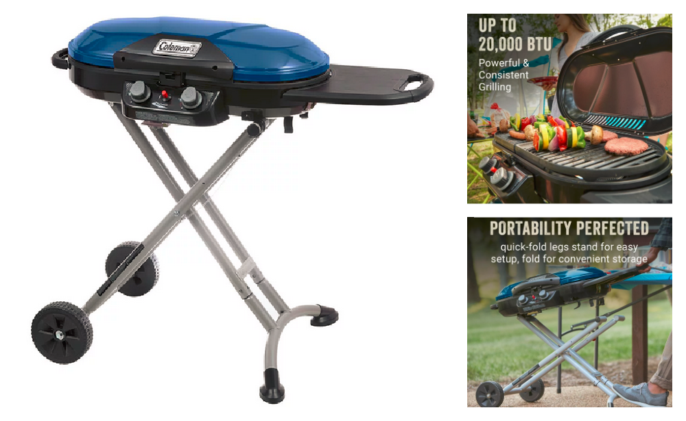 coleman fold and go grill walmart