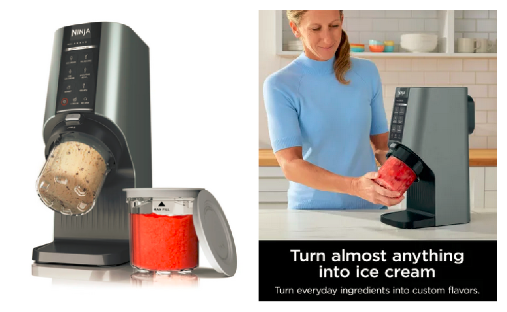 Ninja Creami Breeze 7-in-1 Ice Cream & Frozen Treat Maker For Ice