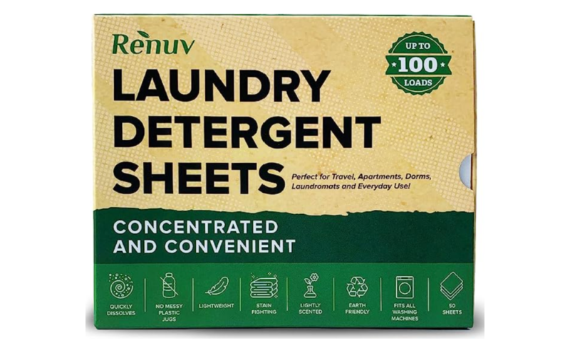 Laundry Detergent Sheets - 50 Sheets (Up To 100 Loads)