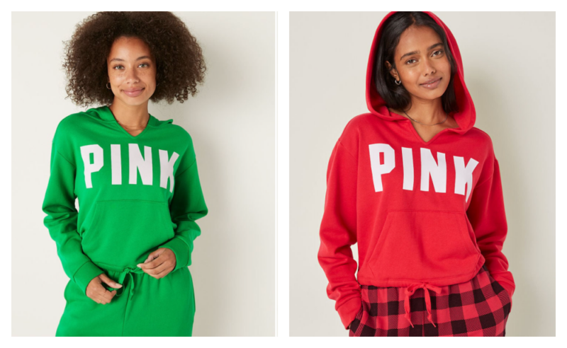 Victoria's secret sale pink hoodies clearance