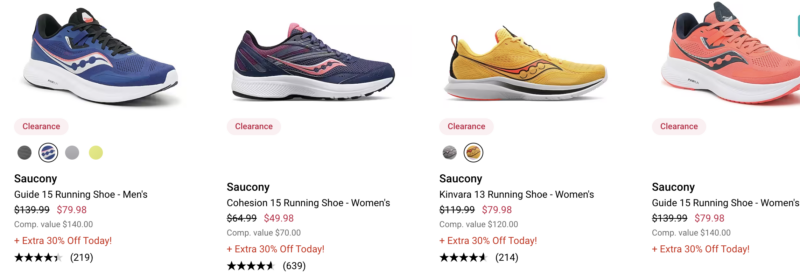 Dsw on sale saucony cohesion