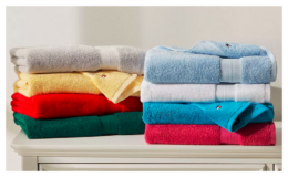 Tommy Hilfiger Modern American Solid Cotton Bath Towel, 30" x 54" $5.40 (Reg. $18) at Macy's