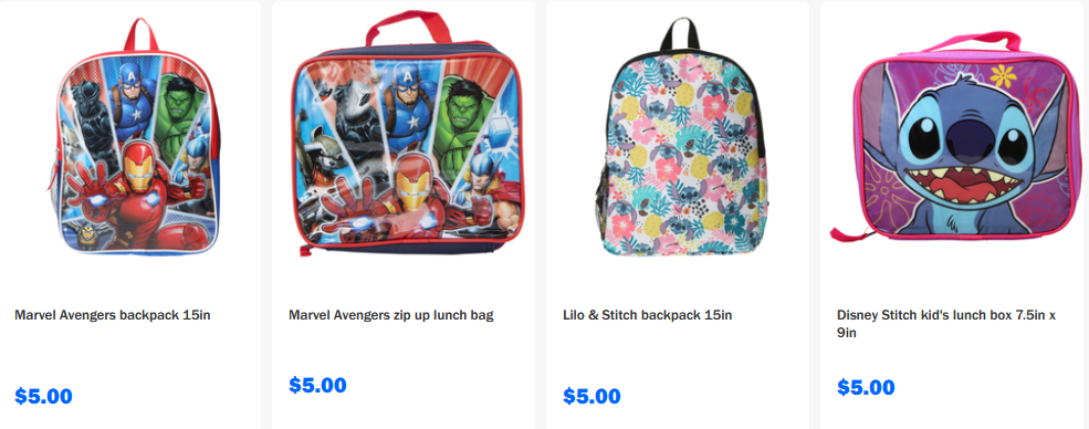 Lilo & Stitch Lunch Bag, Five Below