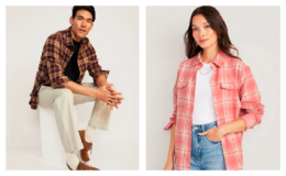 Today Only! Old Navy Flannels for the Family only $9-$12