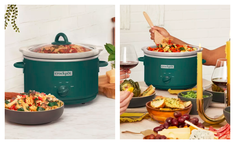 Crock-Pot® Manual Design Series 4.5 Quart Slow Cooker, Ponderosa Green