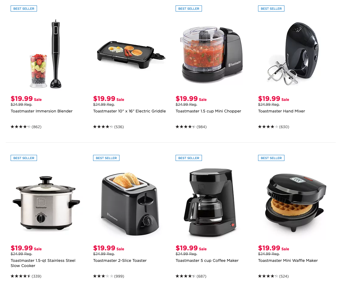 Kohl's Black Friday Sale Begins Tonight + Small Kitchen Appliances As Low  As $1.67 EACH