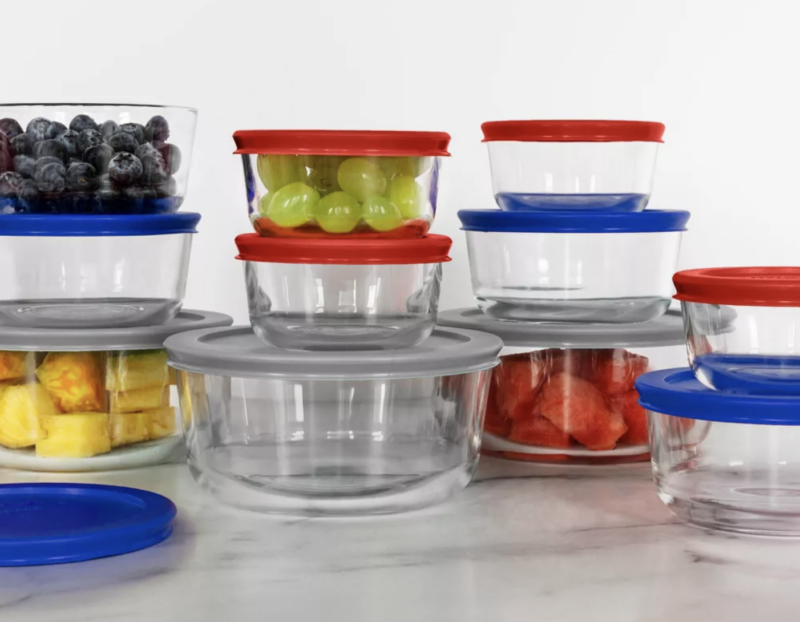 Pyrex 22pc Glass Food Storage Container Set $19.99 (Reg. $49.99