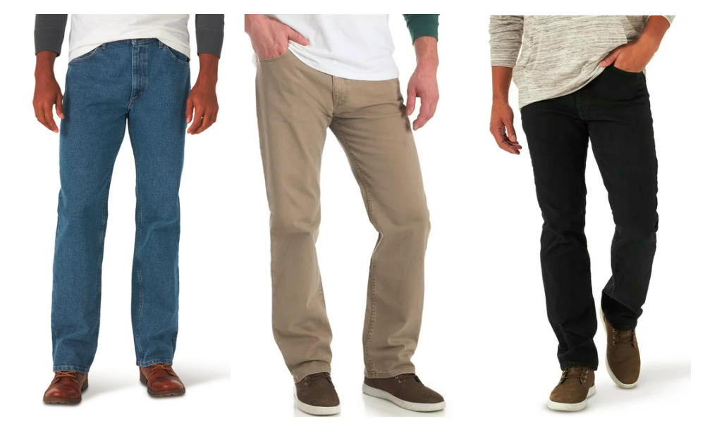 Wrangler Men's and Big Men's Regular Fit Jeans 