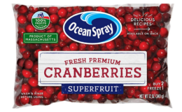 Ocean Spray Fresh Cranberries Just $0.82 at ShopRite!