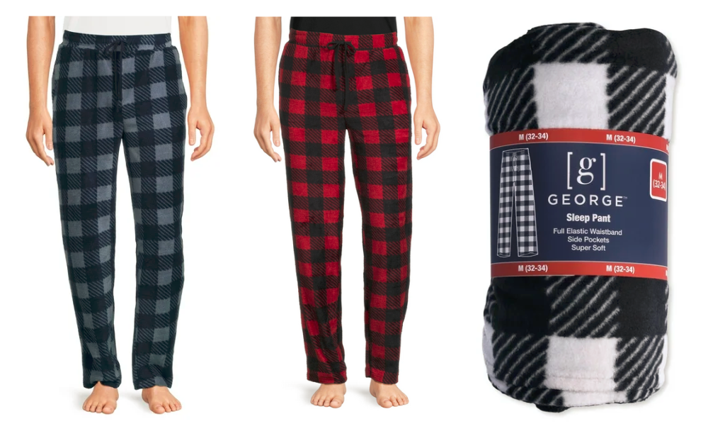 Walmart  Men's Pajama Pants JUST $5 Each!