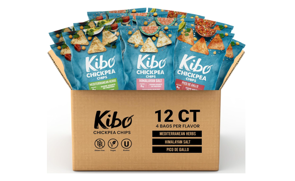 34%Off + Extra 30% Off Kibo Chickpea Chips 3 Flavor Variety Pack 12 pk ...