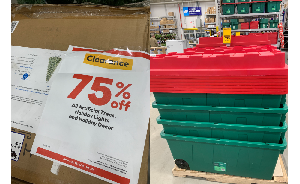 After Christmas Sale at Lowes Started for 2023 up to 75 off In Store