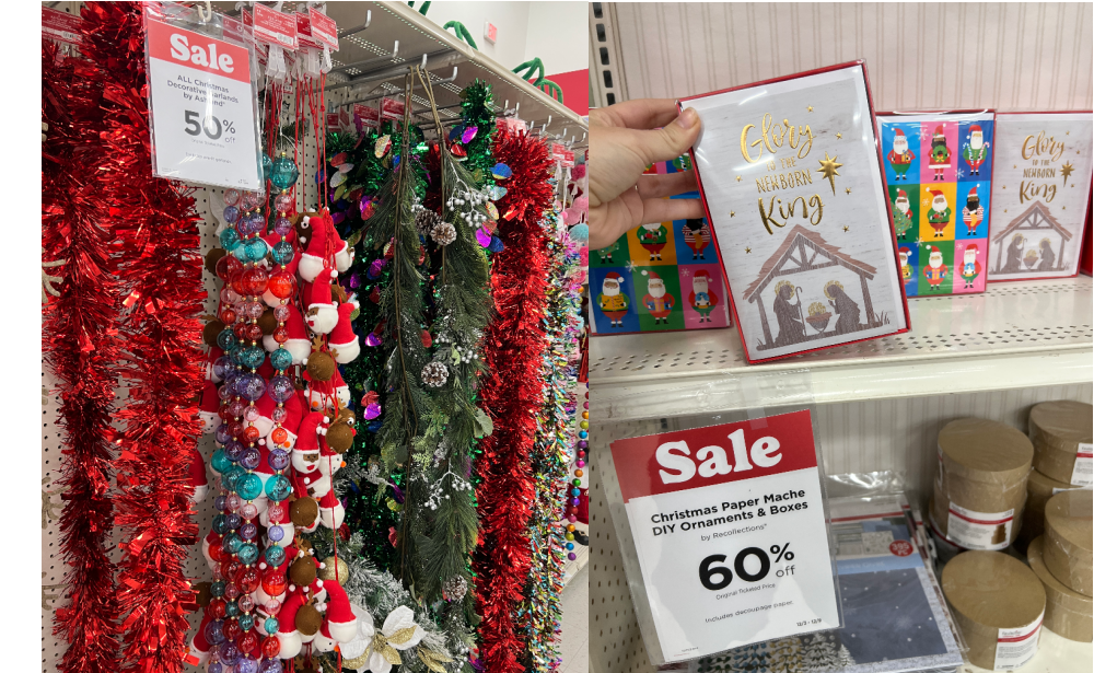 MICHAELS 60% CHRISTMAS CLEARANCE!, CHRISTMAS DECOR CLEARANCE