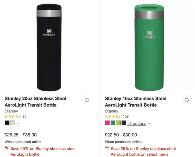 Stanley Bottles On Sale  25% off Coupon TODAY ONLY!