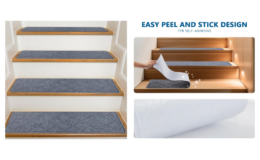 50% off Stair Treads for Wooden Stairs on Amazon | Great Value!