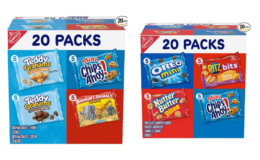 Stock Up Price! 25% Off Nabisco Fun Shapes Variety Pack 20 Ct or Nabisco Classic Mix Variety Pack