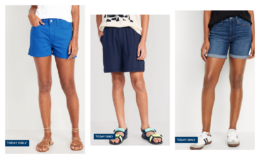 Today Only! 50-60% Off Old Navy Shorts for the Family