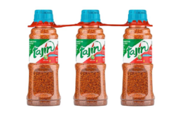 40% Tajín Clásico Reduced Sodium Seasoning 5 oz (Pack of 3) at Amazon | Great on Fruit and in Cocktails!