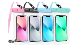 50% off 2/4 Pack Waterproof Phone Pouches at Amazon