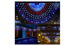 50% off American Flag Lights at Amazon | Great for July 4!