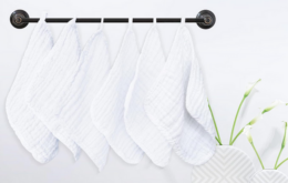 46% off 12 pack Baby Muslin Washcloths on Amazon | Under $8