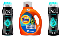 Buy 3 select Household items get $10 Target Gift Card | Tide & Downy for under $3 each!