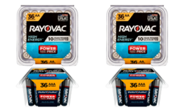 Walmart Deal: Rayovac High Energy AA Batteries & AAA Batteries $19.97 (Reg. $39.94)