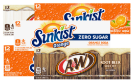 Sunkist & A&W 12 packs as low as $2.62 each at Stop & Shop {Ibotta}