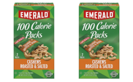 Stock Up Price! Emerald Nuts Roasted and Salted Cashews 7ct (1-Pack)