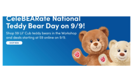 National Teddy Bear Day Build a Bear Today Only! | Lil Cub Bears only $9 (reg. $16)