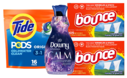 Pay $11 for $29 in Tide, Bounce & Downy Laundry at Walgreens