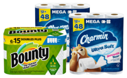 Bounty & Charmin as low as $11.32 each at Stop & Shop (reg. up to $19.49 each)