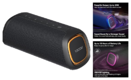 LG XG5QBK XBOOM Go Portable Bluetooth Speaker $44.99 (Reg. $129.99)