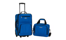 Rockland 2-Pc. Pattern Softside Luggage Set $36 (Reg. $120)