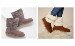 Koolaburra by UGG Suede Faux Fur Short Boots - Dezi only $34.49 (Reg. $99.95) at QVC