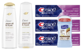 Walgreens Shopping Trip | Pay $4.99 for $24.49 in Dove, Crest & Suave! Just Use Your Phone {Ibotta}