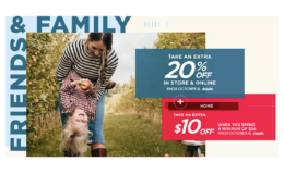 Kohl's Friends & Family 20% Off + $10 off $50 Home