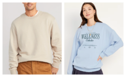 $12-$15 Sweatshirts and Sweatpants for the Family at Old Navy