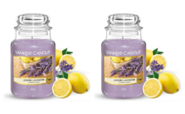 Amazon Prime Day Deals | Under $10 Each Yankee Candle Lemon Lavender 22oz Large Jar Single Wick Candle