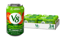 26% Off + $10 Off V8 Low Sodium  or Regular Original 100% Vegetable Juice 48 pk at Amazon | Stock Up Price