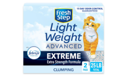 Extra 40% off! 25-lbs (2x 12.5-lbs) Fresh Step Light Weight Advanced Clumping Cat Litter