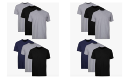 36% Off Hanes Men's Cotton, Moisture-Wicking Crew Tee Undershirt 6-Pack just at Amazon | $2.31 Each